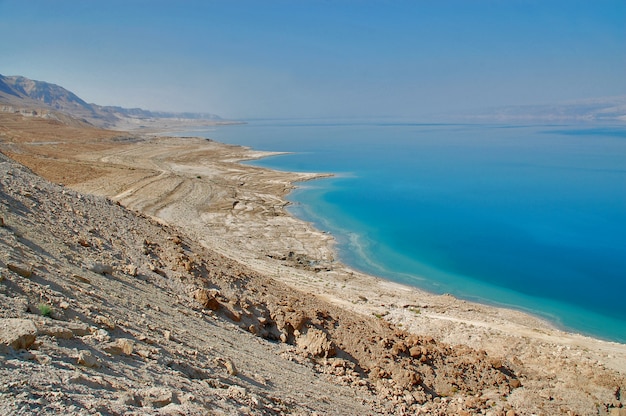 Vista del mar Morto in Israele