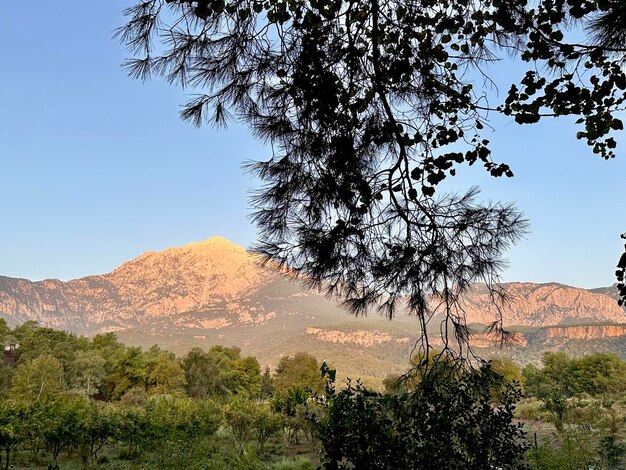 vista del monte Tahtali in Turchia