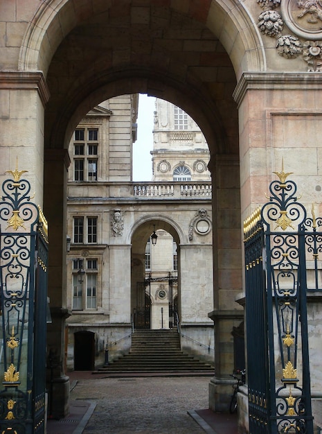 Vista del municipio Primo piano Lione Francia