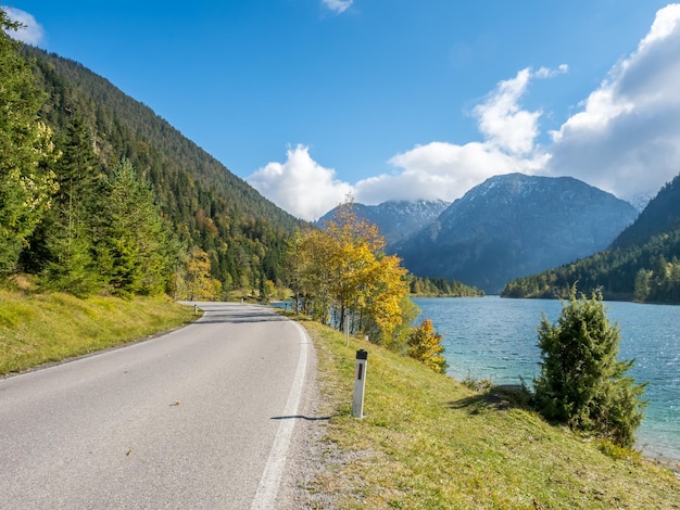 Vista del paesaggio lungo la strada in Germania