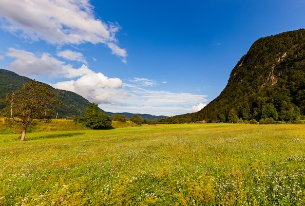 Vista del paesaggio sloveno, Slovenia