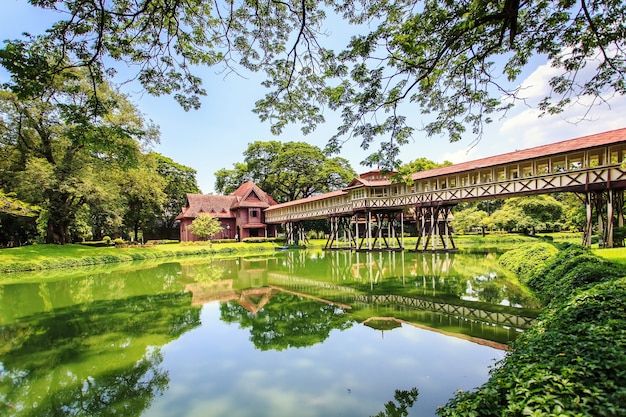 Vista del palazzo di Sanam Chandra, in Tailandia