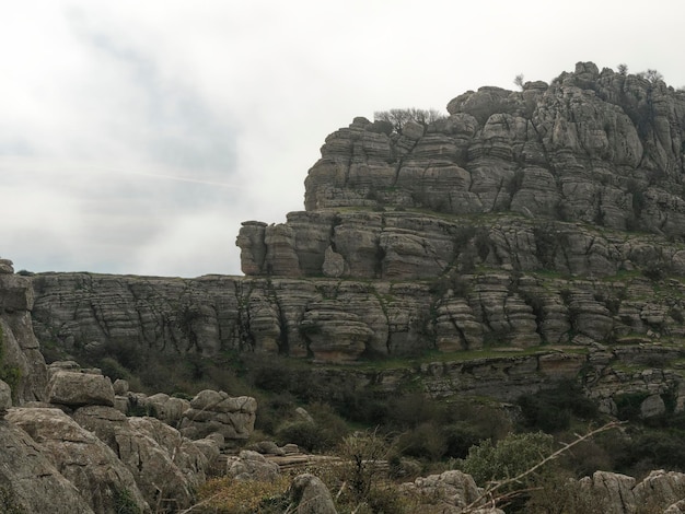 Vista del Parco Naturale El Torcal de Antequera