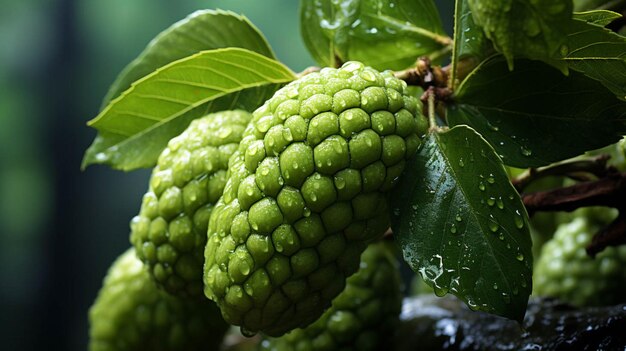 Vista del primo piano della frutta della mela dello zucchero