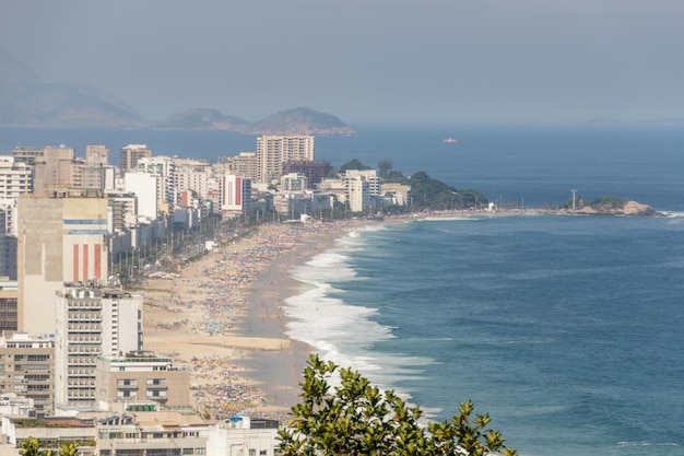 vista del quartiere di Leblon a Rio de Janeiro in Brasile