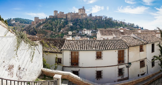 Vista dell'Alhambra di Granada dall'Albaicin