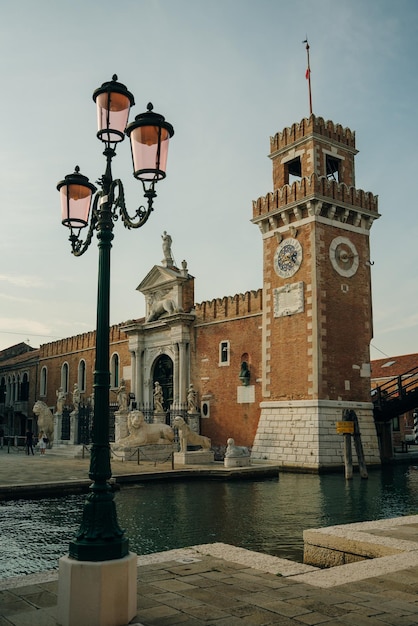 Vista dell'Arsenale veneziano un complesso di ex cantieri navali e armerie Venezia Italia Sep 2021