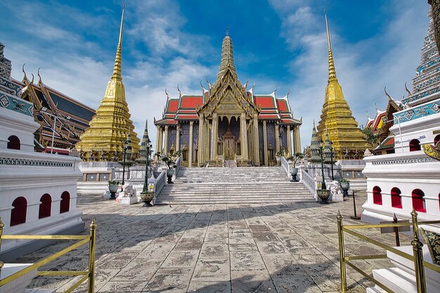 Vista dell'entrata principale Bangkok Tailandia del grande palazzo