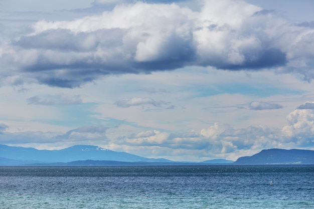 Vista dell'isola di Vancouver