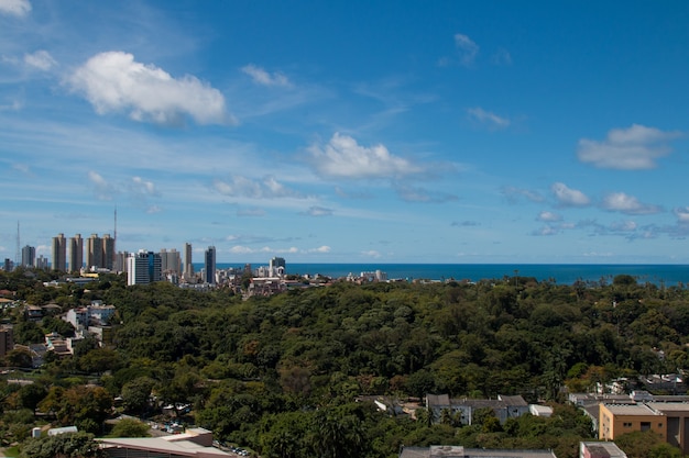 Vista dell'orizzonte degli edifici della città