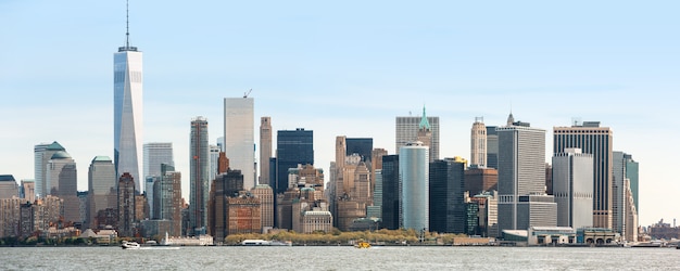 Vista dell'orizzonte di Manhattan a New York