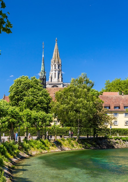 Vista della cattedrale di Costanza in Germania