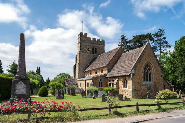 Vista della chiesa di Rusper a Rusper Sussex