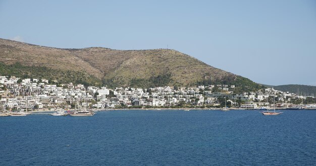 Vista della città di Bodrum in Turchia