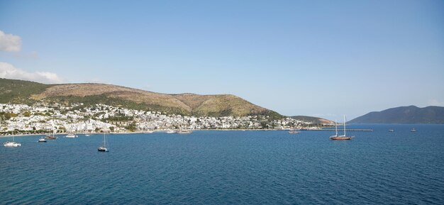 Vista della città di Bodrum in Turchia