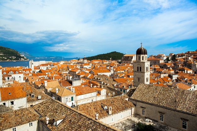 Vista della città di Dubrovnik in Croazia