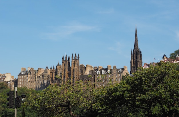 Vista della città di Edimburgo