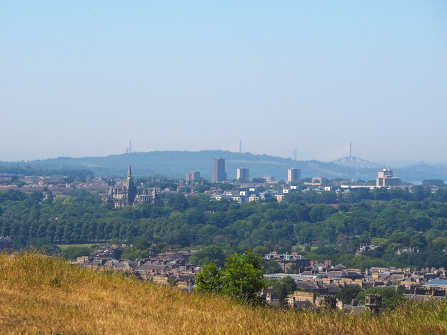 Vista della città di Edimburgo