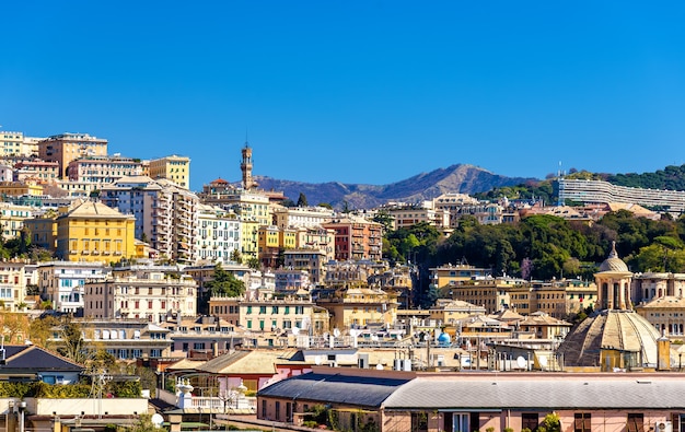 Vista della città di Genova - Italia, Liguria