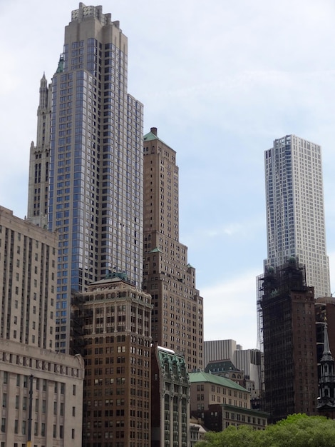 Vista della città di New York