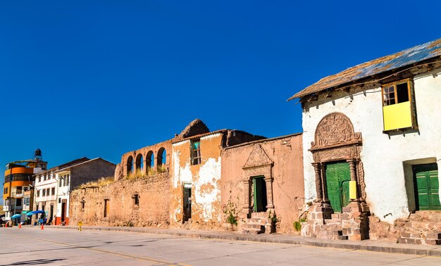 Vista della città Juli in Perù