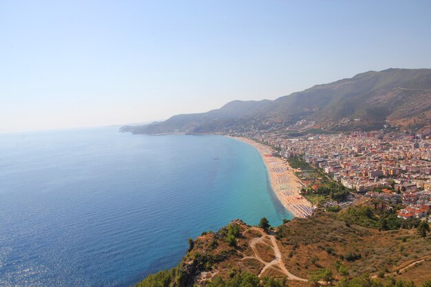 Vista della costa ad Alanya