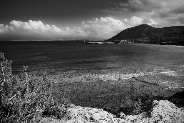 Vista della costa di Cipro