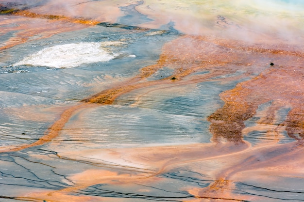 Vista della Grand Prismatic Spring