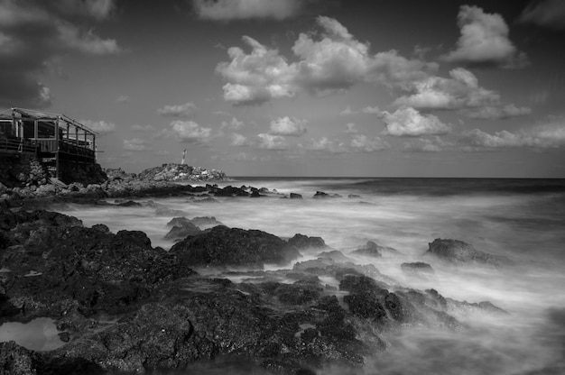 Vista della località turistica di Stalida sull'isola di Creta.