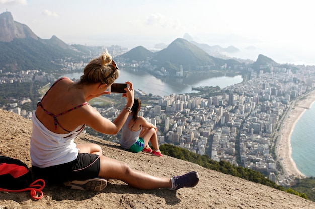 Vista della montagna dei due fratelli, Rio de Janeiro