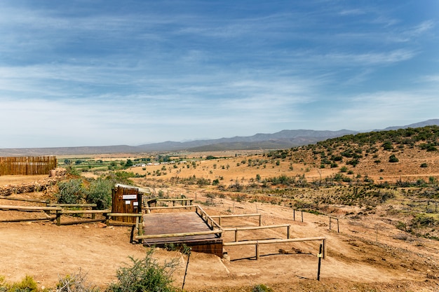 Vista della riserva di caccia in Sudafrica