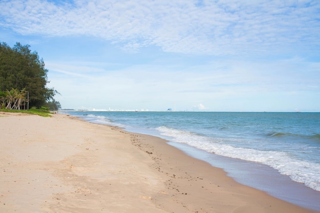 vista della spiaggia della Thailandia