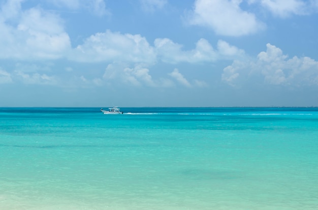 Vista della spiaggia di Cancun