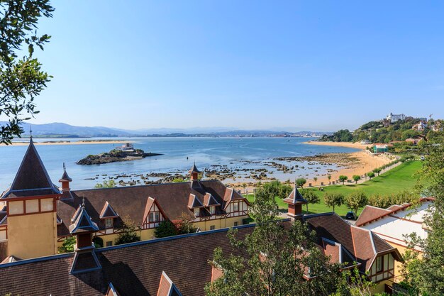 Vista della spiaggia di Santander Cantabria Spagna