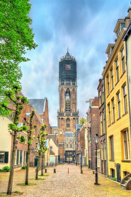 Vista della Torre del Duomo di Utrecht, Paesi Bassi