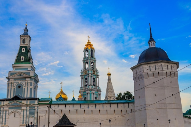 Vista della Trinità Lavra di San Sergio a Sergiev Posad Russia