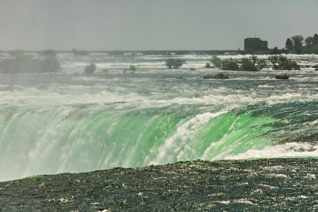 Vista delle Cascate del Niagara dal lato canadese, Ontario, Canada