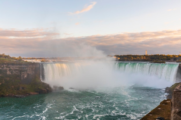 Vista delle cascate del Niagara dal lato canadese