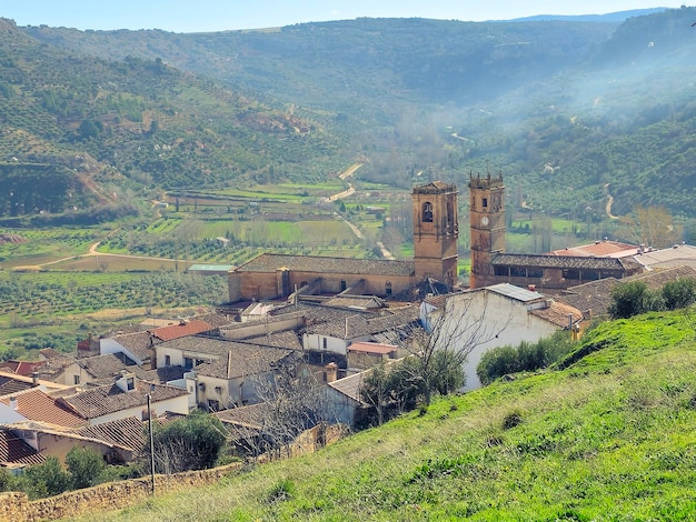 Vista di Alcaraz nella provincia di Albacete