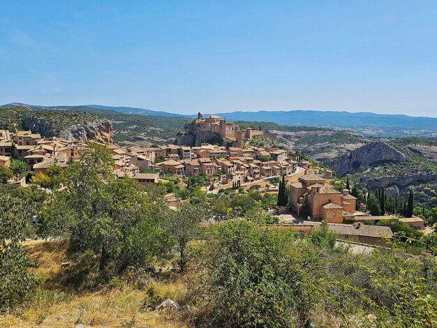 Vista di Alquezar nella provincia di Huesca