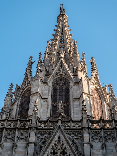 Vista di Barcellona della Cattedrale di Barcellona.