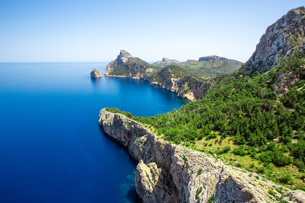 Vista di Cap Formentor a Maiorca, Spagna