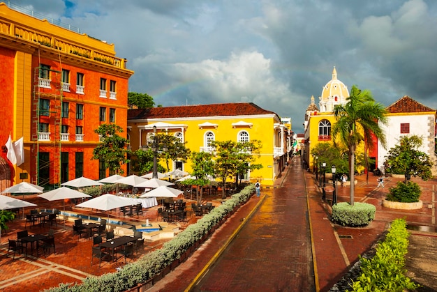 Vista di Cartagena de Indias, Colombia