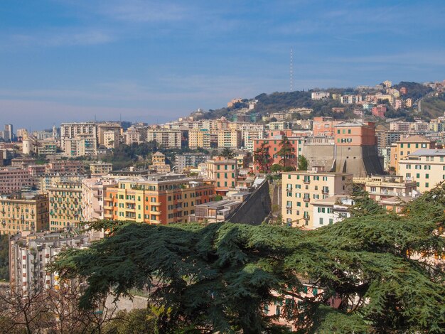 Vista di Genova Italia