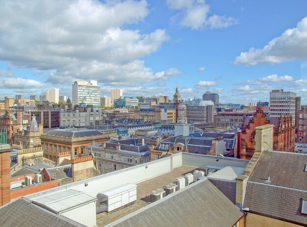 Vista di Glasgow, Scozia