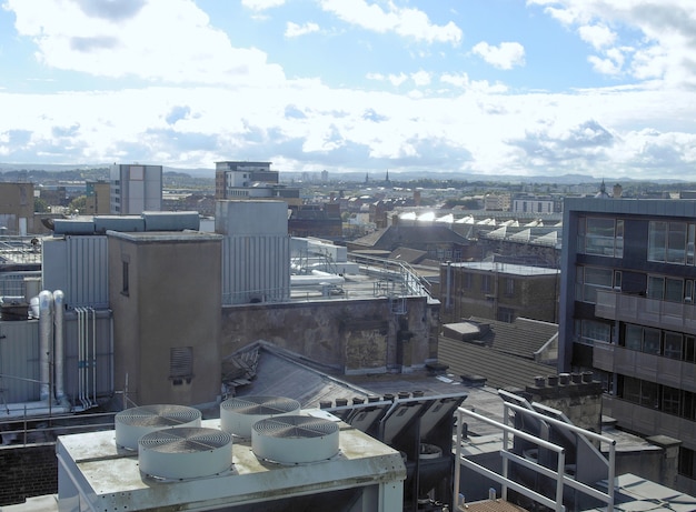 Vista di Glasgow, Scozia