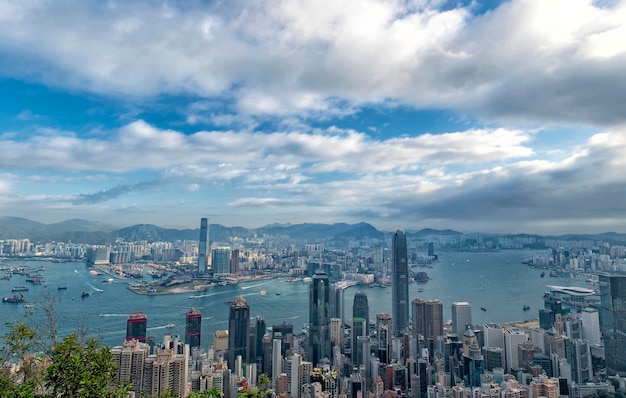 Vista di Hong Kong