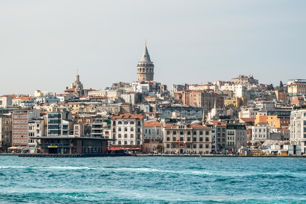 Vista di Istanbul da una nave La Turchia