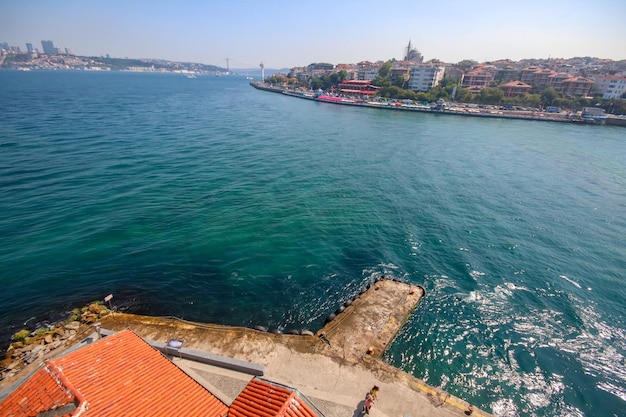 Vista di Istanbul dal Bosforo dalla Torre della Fanciulla