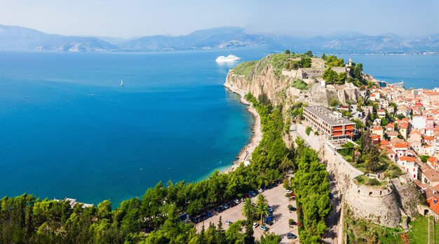 Vista di Nauplia in Grecia